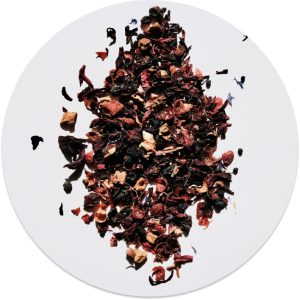 Ruusunmarja-kanelitee